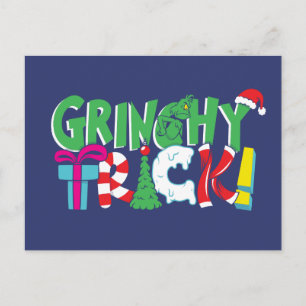 Dr. Seuss   Grinchy Trick Postcard