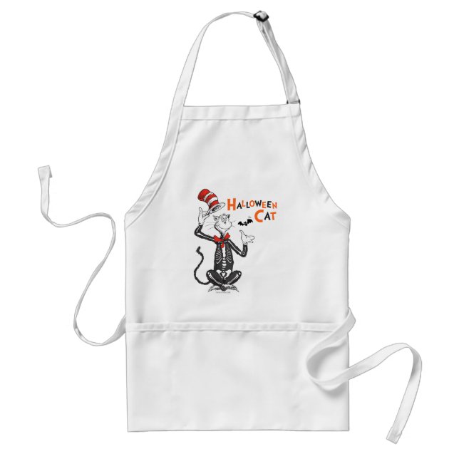 Dr. Seuss | Halloween Cat in the Hat Adult Apron (Front)