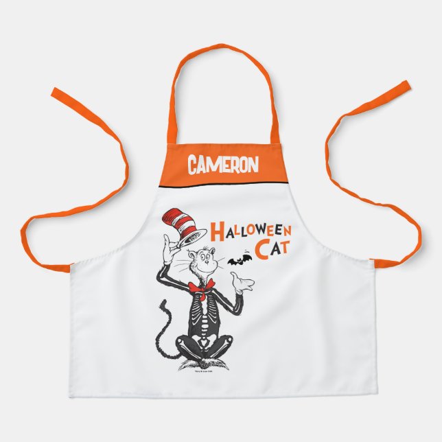 Dr. Seuss | Halloween Cat in the Hat Apron (Front)