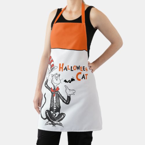 Dr Seuss  Halloween Cat in the Hat Apron