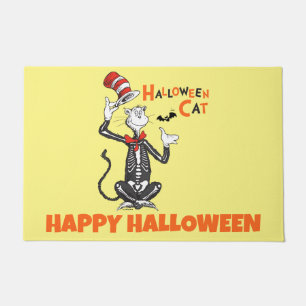 Dr. Seuss Halloween Cat in the Hat Doormat