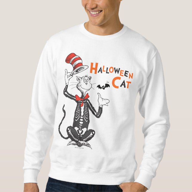 Dr. Seuss | Halloween Cat in the Hat Sweatshirt (Front)