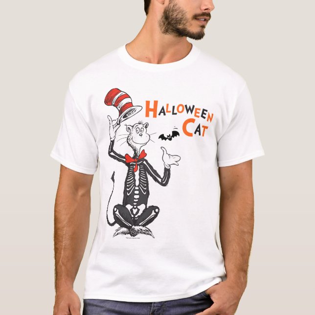 Dr. Seuss | Halloween Cat in the Hat T-Shirt (Front)