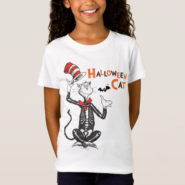 Dr. Seuss | Halloween Cat in the Hat T-Shirt (Front)