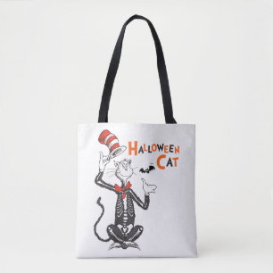 Dr. Seuss Halloween Cat in the Hat Tote Bag