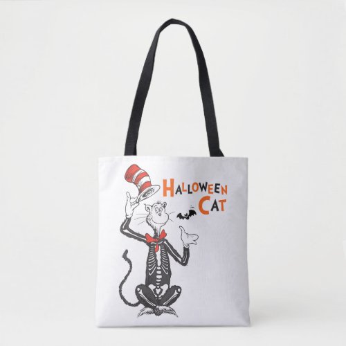 Dr Seuss  Halloween Cat in the Hat Tote Bag