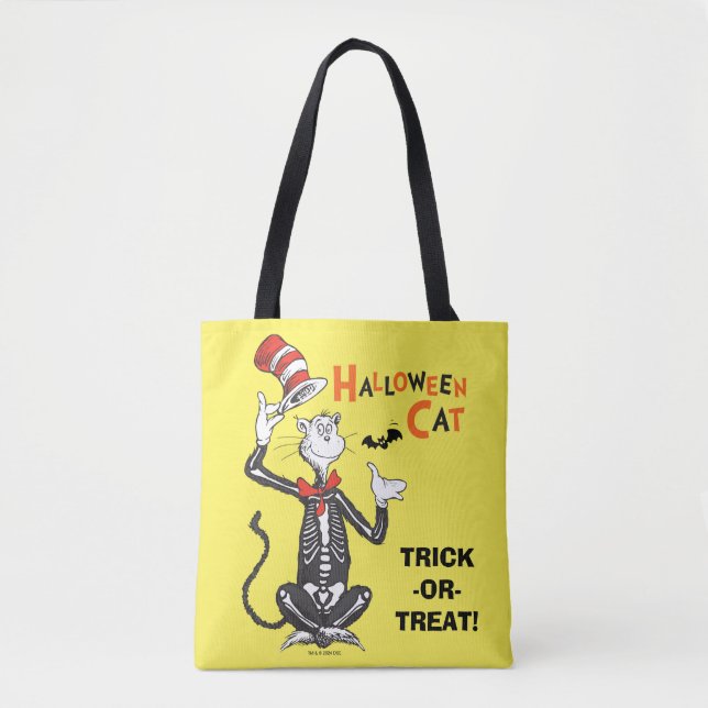 Dr. Seuss | Halloween Cat in the Hat Tote Bag (Front)
