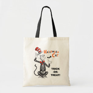 Dr. Seuss Halloween Cat in the Hat Tote Bag