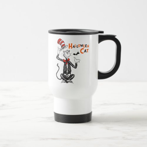 Dr Seuss  Halloween Cat in the Hat Travel Mug