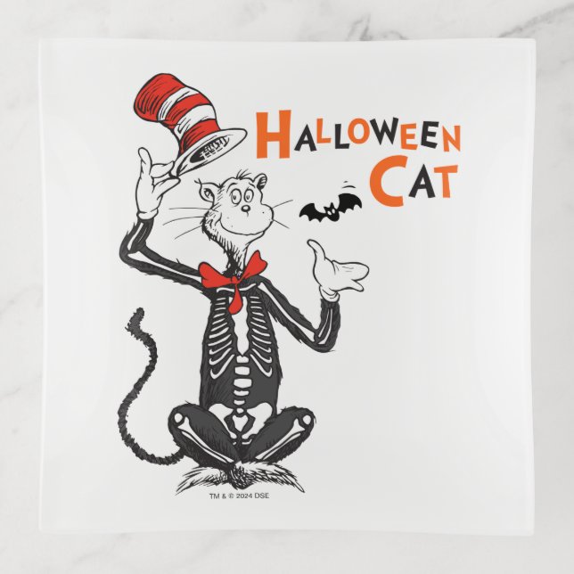 Dr. Seuss | Halloween Cat in the Hat Trinket Tray (Front)