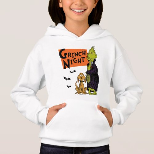 Dr Seuss  Hallowen Grinch Night Graphic Hoodie