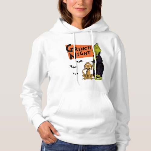 Dr Seuss  Hallowen Grinch Night Graphic Hoodie