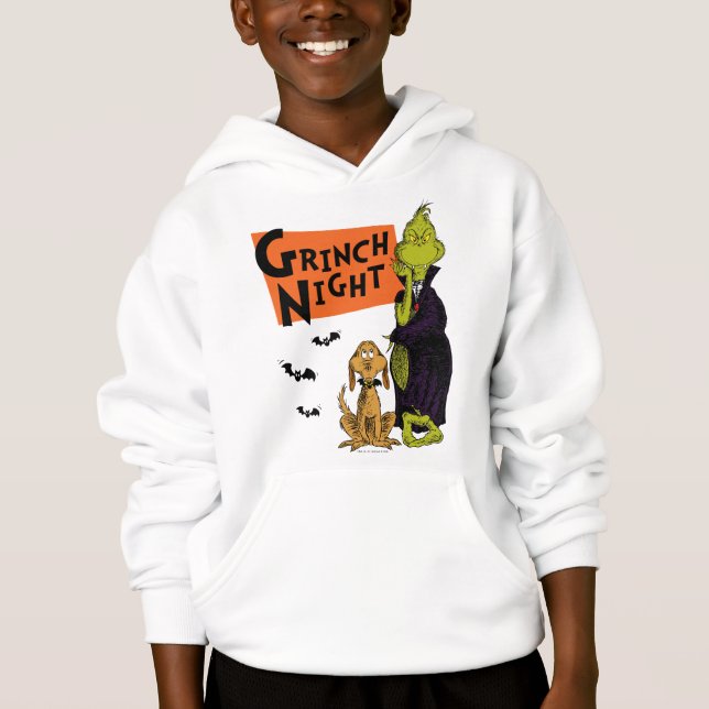 Dr. Seuss | Hallowen Grinch Night Graphic Hoodie (Front)