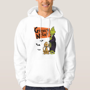 Dr. Seuss Hallowen Grinch Night Graphic Hoodie