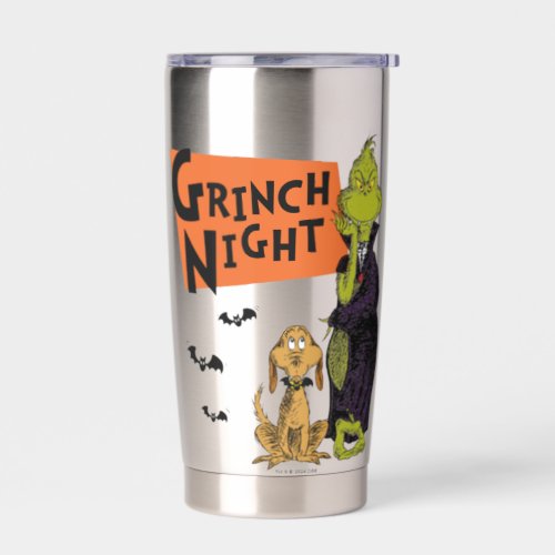 Dr Seuss  Hallowen Grinch Night Graphic Insulated Tumbler