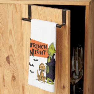 Dr. Seuss   Hallowen Grinch Night Graphic Kitchen Towel