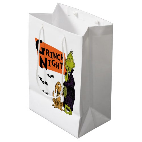Dr Seuss  Hallowen Grinch Night Graphic Medium Gift Bag