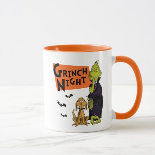 Dr Seuss  Hallowen Grinch Night Graphic Mug