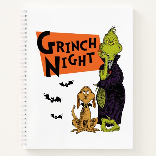 Dr Seuss  Hallowen Grinch Night Graphic Notebook