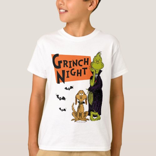 Dr Seuss  Hallowen Grinch Night Graphic T_Shirt