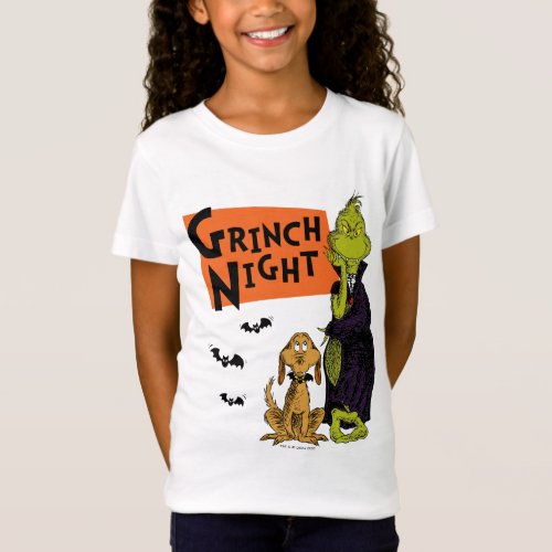 Dr Seuss  Hallowen Grinch Night Graphic T_Shirt