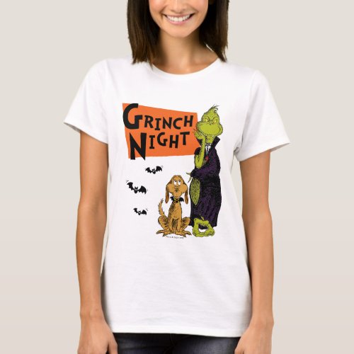 Dr Seuss  Hallowen Grinch Night Graphic T_Shirt