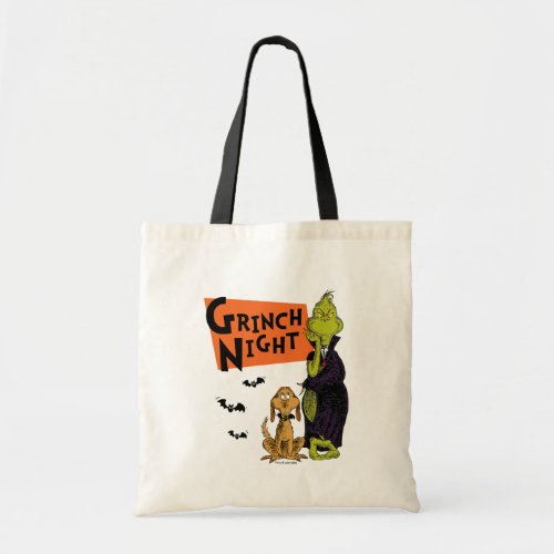 Dr Seuss  Hallowen Grinch Night Graphic Tote Bag