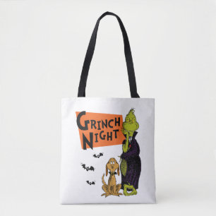 Dr. Seuss Hallowen Grinch Night Graphic Tote Bag