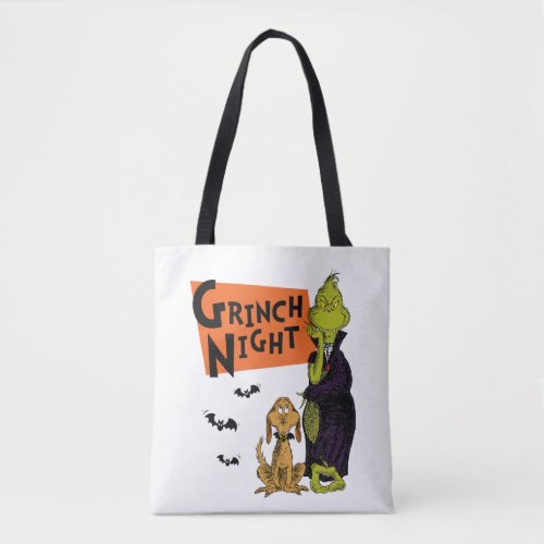 Dr Seuss  Hallowen Grinch Night Graphic Tote Bag
