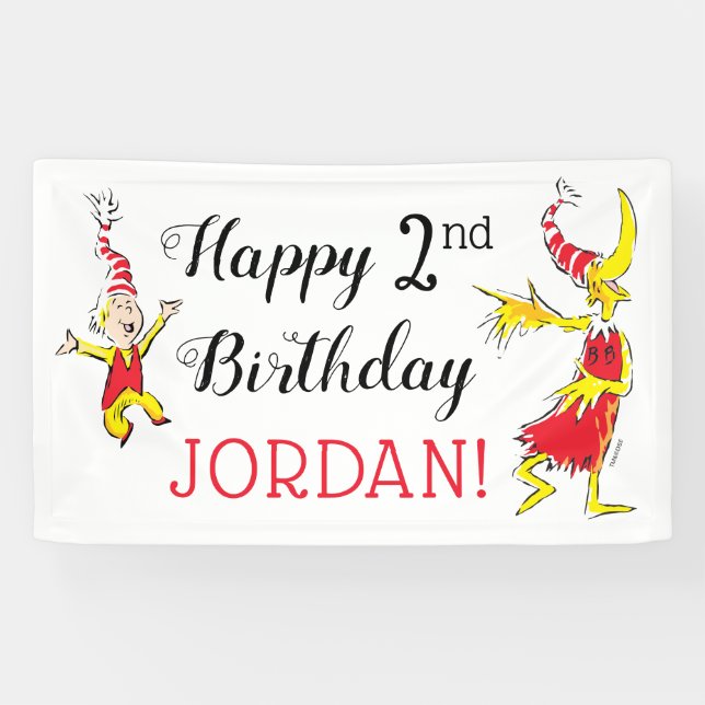 Dr. Seuss | Happy Birthday to You Banner (Horizontal)