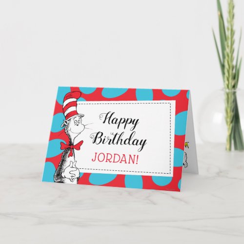Dr Seuss  Happy Birthday To You Card