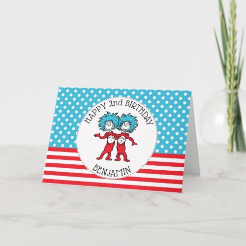 Dr Seuss  Happy Birthday To You Card