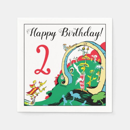 Dr Seuss  Happy Birthday to You Napkins