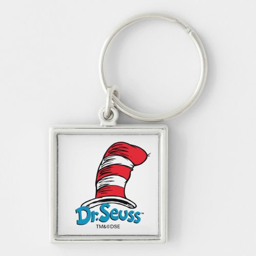 Dr Seuss Hat Logo Keychain