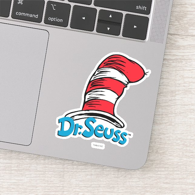 Dr. Seuss Hat Logo Sticker (Detail)