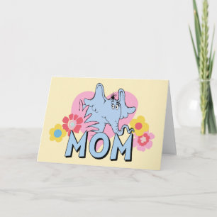 Dr. Seuss Horton Elephant Mom Mother's Day Photo Card