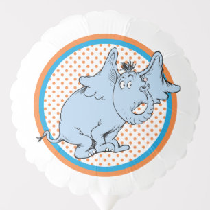Dr. Seuss Horton Hears A Who Orange Polka Dots Balloon