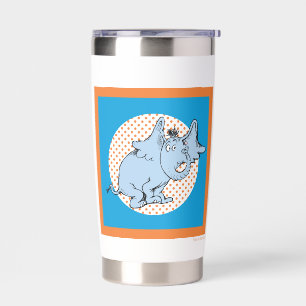 Dr. Seuss Horton Hears A Who Orange Polka Dots Insulated Tumbler