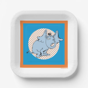 Dr. Seuss Horton Hears A Who Orange Polka Dots Paper Plates