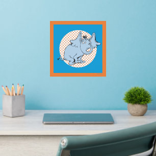Dr. Seuss Horton Hears A Who Orange Polka Dots Wall Decal
