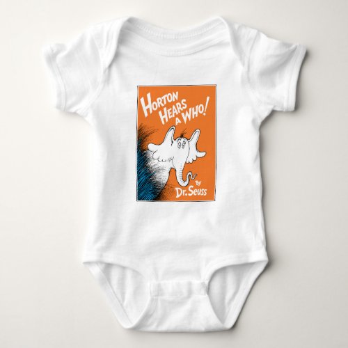 Dr Seuss  Horton Hears A Who the Book Baby Bodysuit