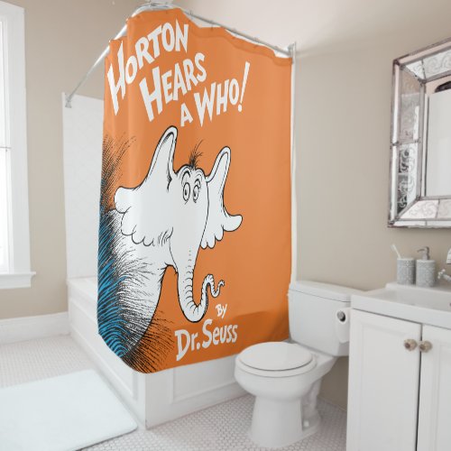 Dr Seuss  Horton Hears A Who the Book Shower Curtain