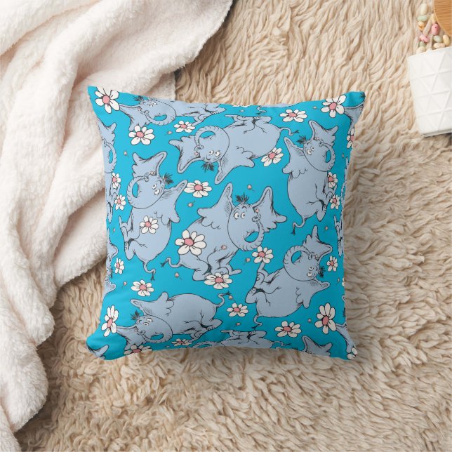 Dr. Seuss Horton Hears a Who Throw Pillow (Blanket)