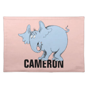 Dr. Seuss Horton Hears Whos Cloth Placemat