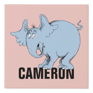 Dr. Seuss Horton Hears Whos Faux Canvas Print