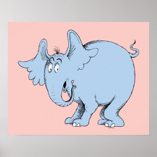 Dr Seuss  Horton Hears Whos Poster