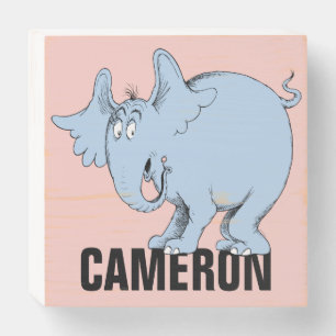 Dr. Seuss Horton Hears Whos Wooden Box Sign