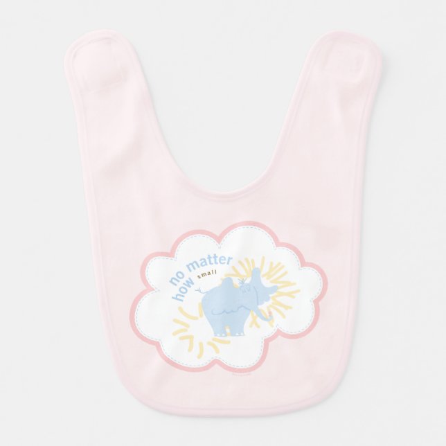 Dr. Seuss Horton | No Matter How Small Baby Bib (Front)