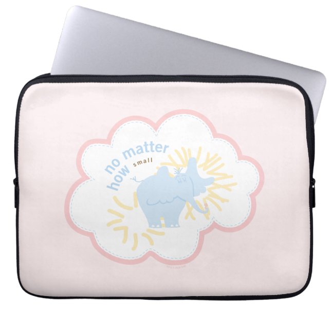 Dr. Seuss Horton | No Matter How Small Laptop Sleeve (Front)