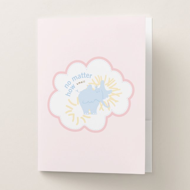 Dr. Seuss Horton | No Matter How Small Pocket Folder (Front)